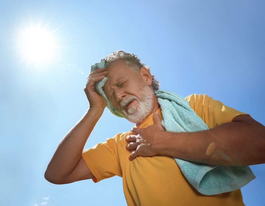 Síntomas por calor