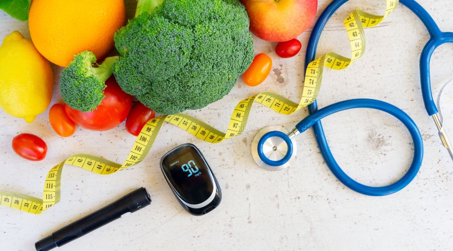 Dietas controladas para personas con diabetes